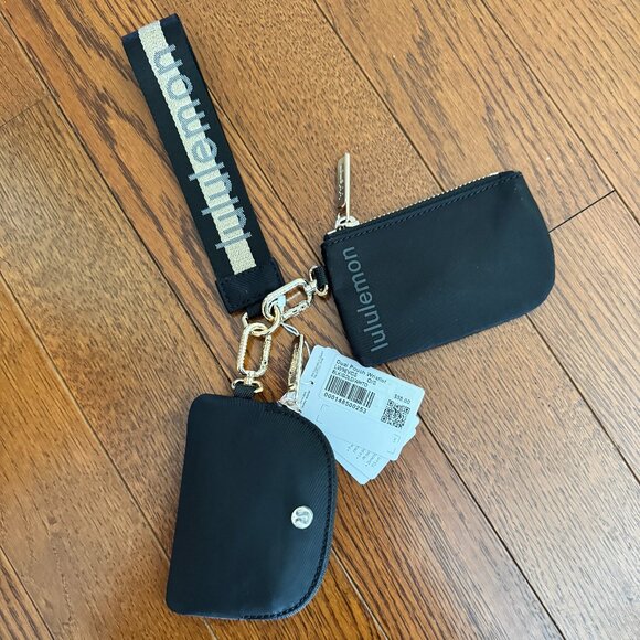 NWT Lululemon Dual Pouch Wristlet Wordmark - Picture 2 of 7